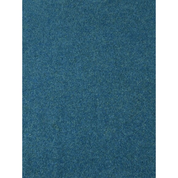 O’Connell’s Scotland Shetland Wool Sweater Mens 42/Med Blue Heathered Turquoise - Picture 3 of 7